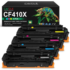 HP CF410X Remanufactured Toner Cartridge 4 Pack
