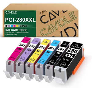 Canon PGI-280XXL Compatible Ink Cartridges 6 Pack